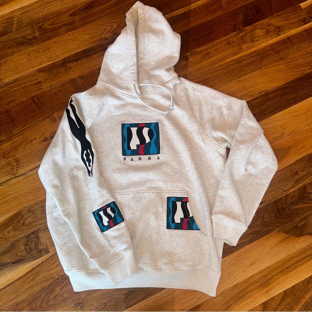 By Parra Zebra Striped P Hoody - M